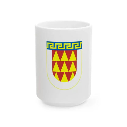 Flag of Bitola Municipality North Macedonia (North Macedonia) White Coffee Mug 15oz - Go Mug Yourself