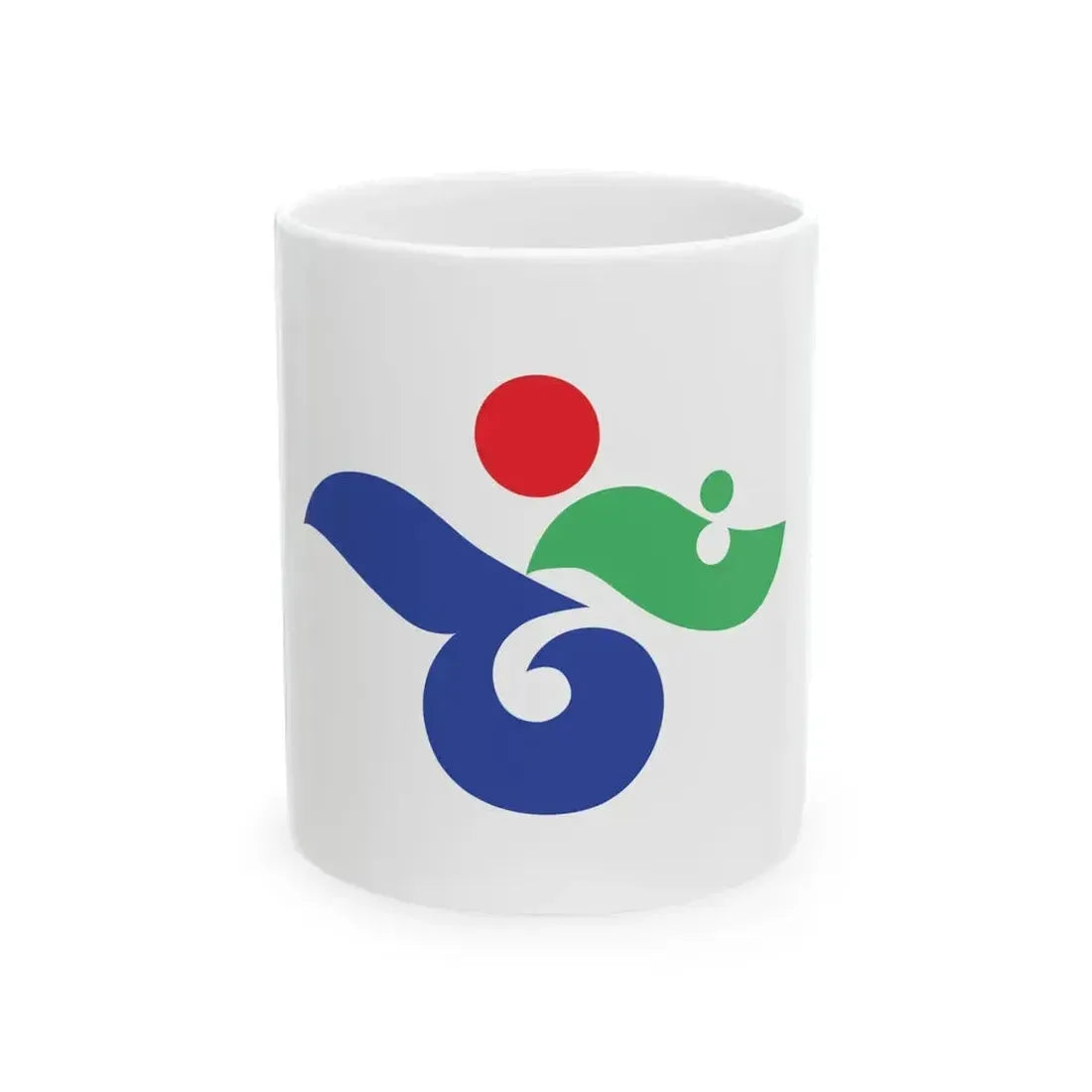 Flag of Bizen Okayama (Japan) White Coffee Mug 11oz - Go Mug Yourself