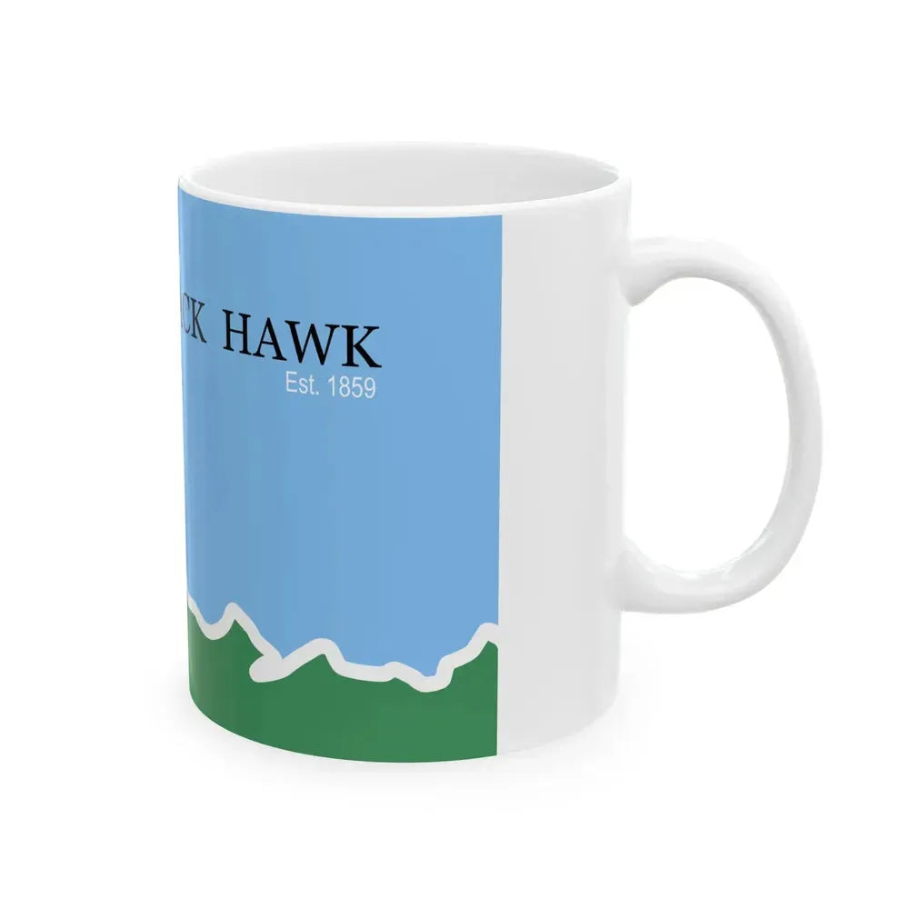 Flag of Black Hawk Colorado (United States) White Coffee Mug - Go Mug Yourself