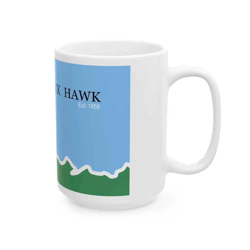 Flag of Black Hawk Colorado (United States) White Coffee Mug - Go Mug Yourself