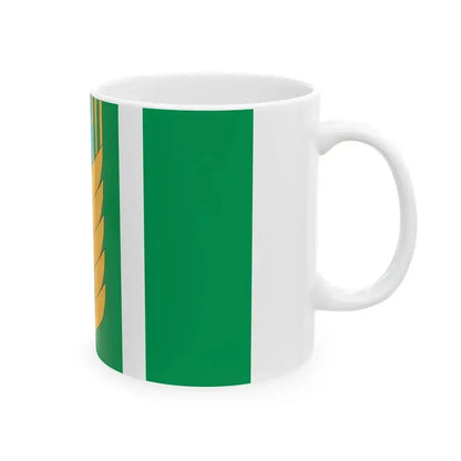 Flag of Blagovarsky rayon (Russia) White Coffee Mug - Go Mug Yourself