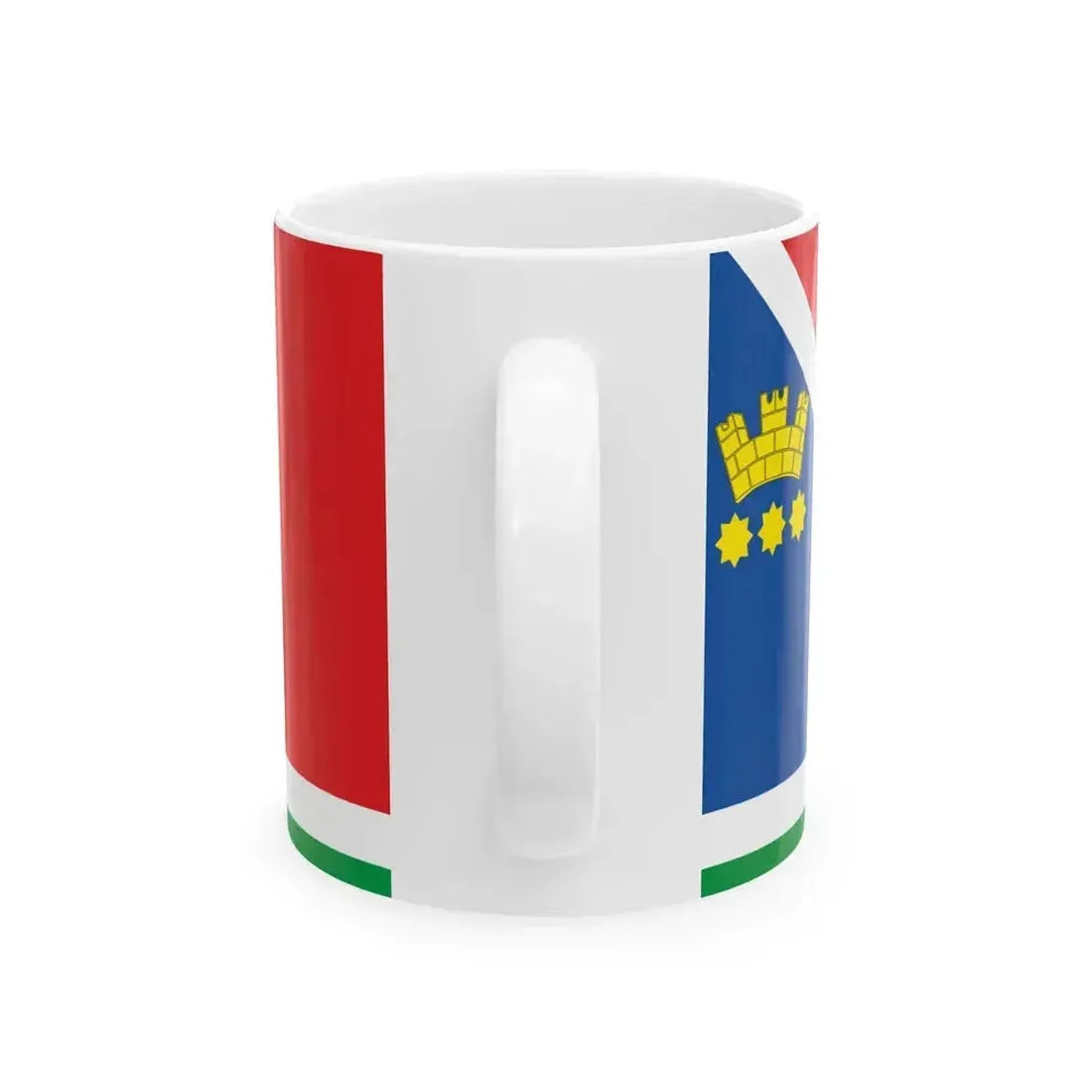 Flag of Blagoveshchensk (Russia) White Coffee Mug - Go Mug Yourself