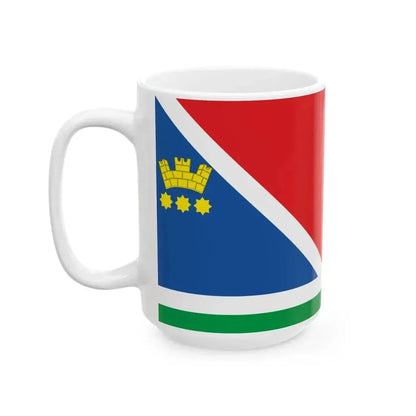 Flag of Blagoveshchensk (Russia) White Coffee Mug - Go Mug Yourself