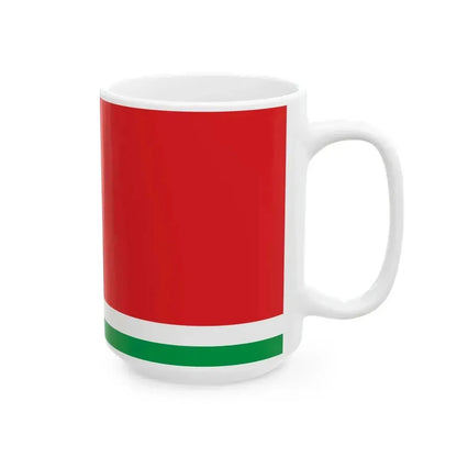 Flag of Blagoveshchensk (Russia) White Coffee Mug - Go Mug Yourself