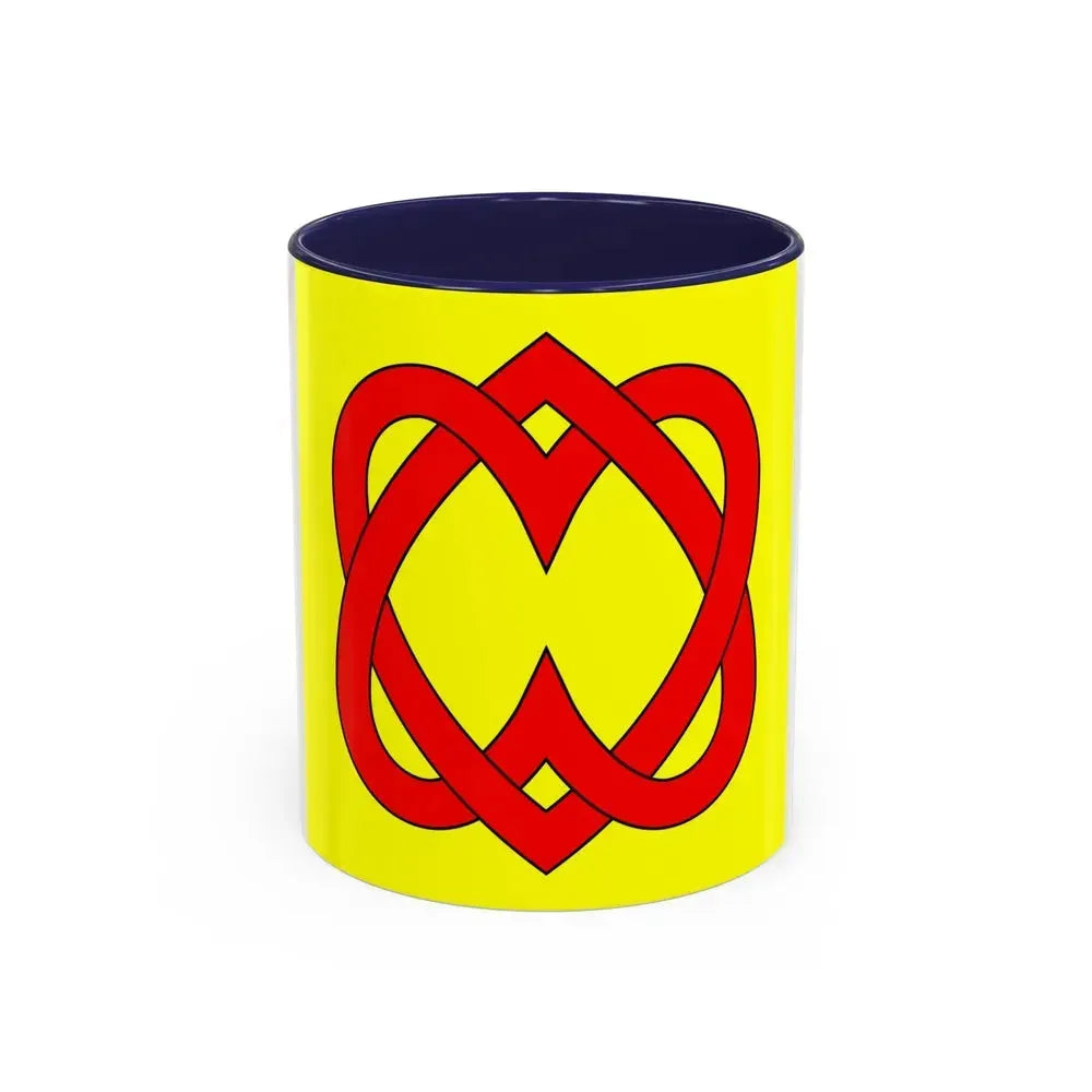 Flag of Blonay Switzerland - Accent Coffee Mug 11oz Navy - Go Mug Yourself
