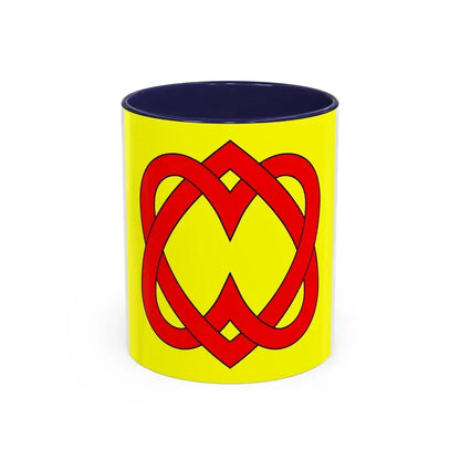 Flag of Blonay Switzerland - Accent Coffee Mug 11oz Navy - Go Mug Yourself