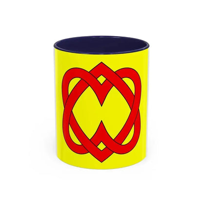 Flag of Blonay Switzerland - Accent Coffee Mug 11oz Navy - Go Mug Yourself