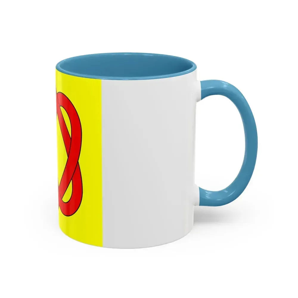 Flag of Blonay Switzerland - Accent Coffee Mug - Go Mug Yourself