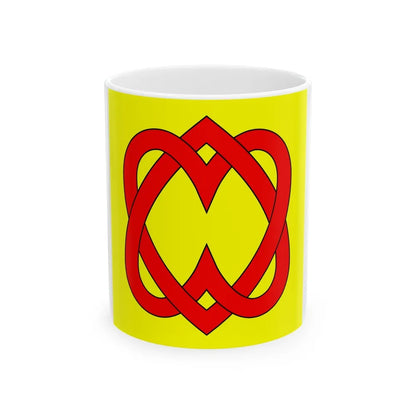 Flag of Blonay Switzerland - White Coffee Mug-11oz-Go Mug Yourself