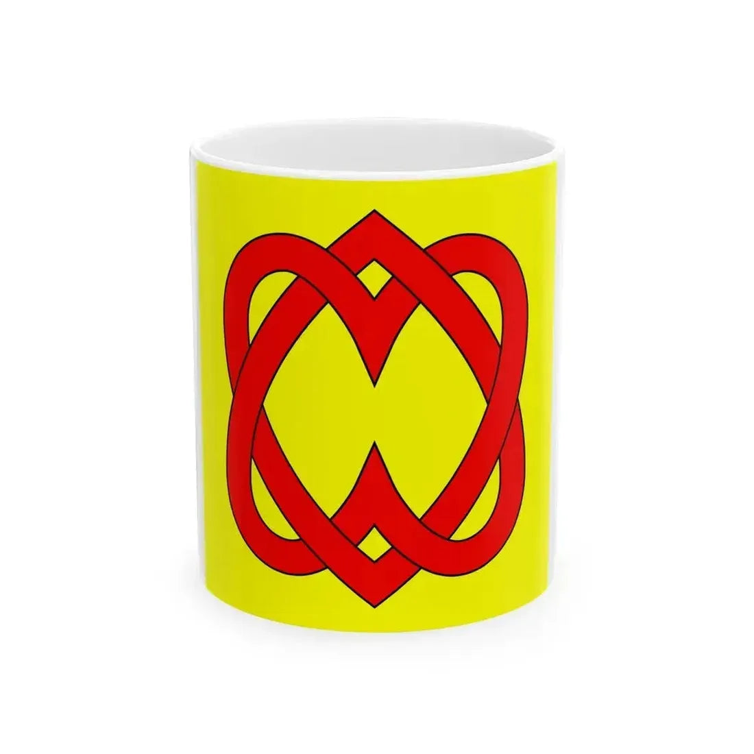 Flag of Blonay Switzerland - White Coffee Mug 11oz - Go Mug Yourself