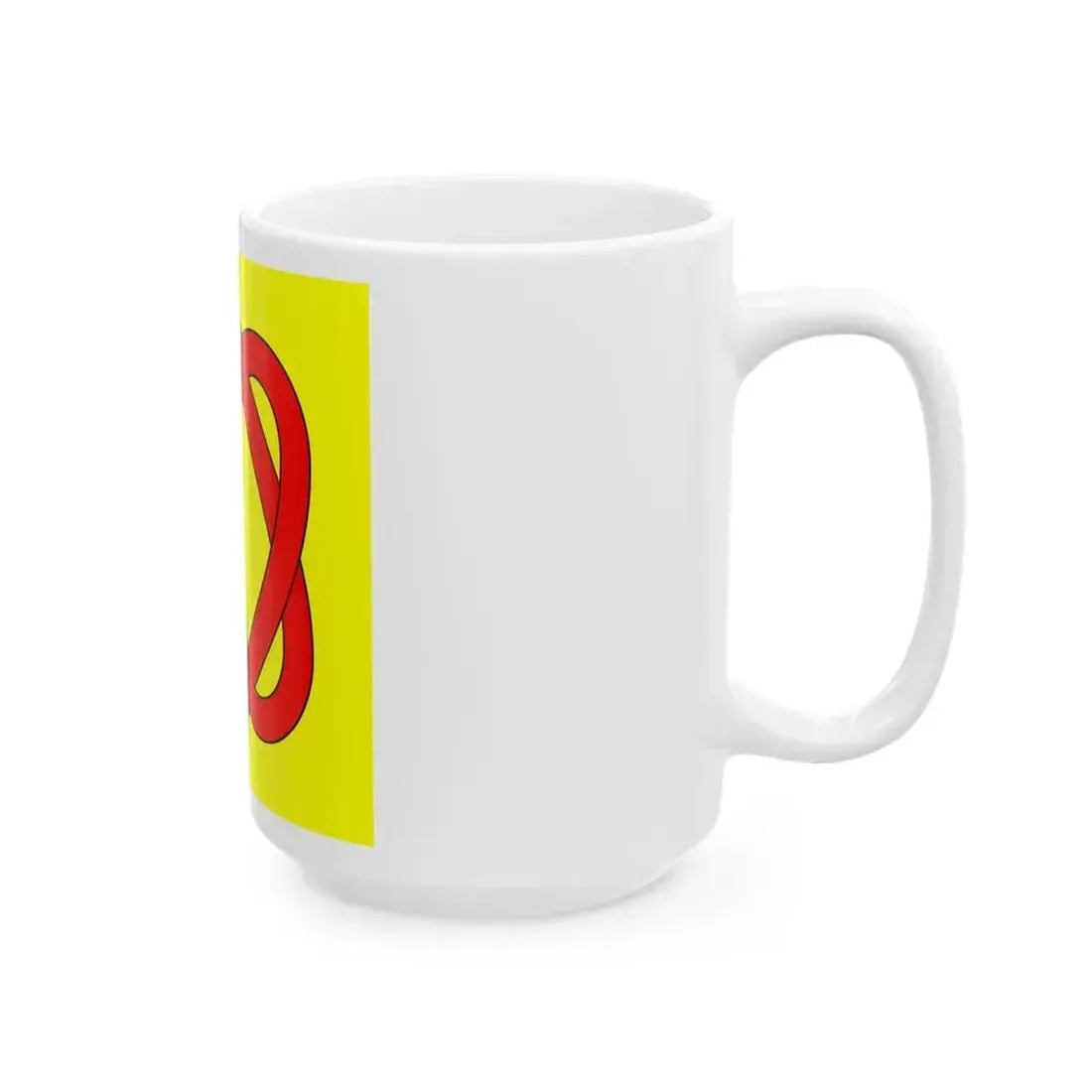 Flag of Blonay Switzerland - White Coffee Mug - Go Mug Yourself