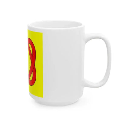 Flag of Blonay Switzerland - White Coffee Mug - Go Mug Yourself