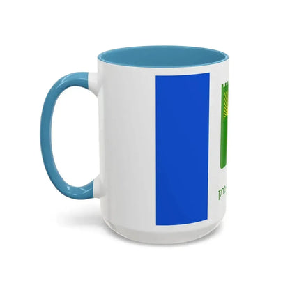 Flag of Bnei Brak Israel - Accent Coffee Mug - Go Mug Yourself