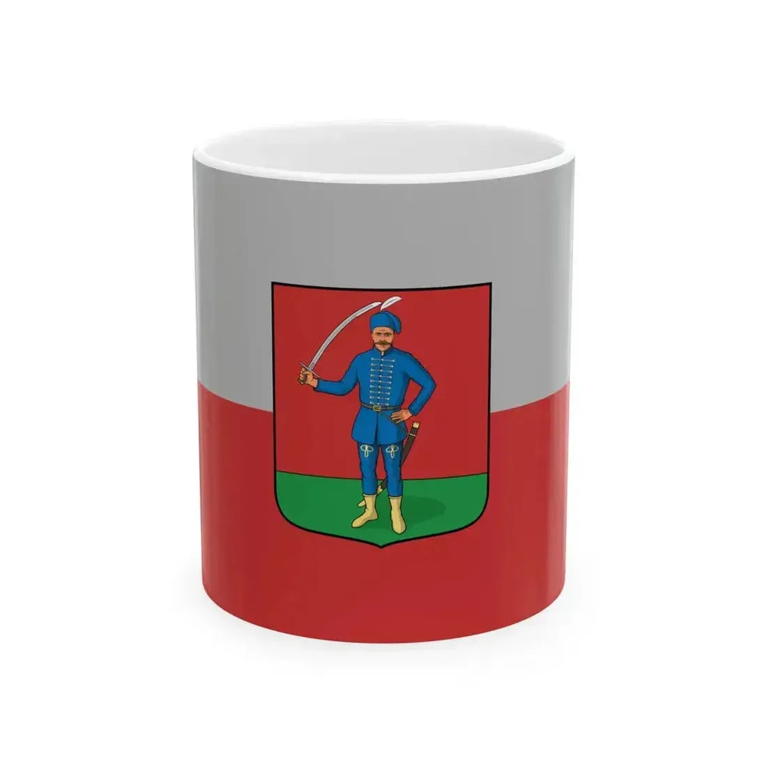 Flag of Bo (Hungary) White Coffee Mug 11oz - Go Mug Yourself