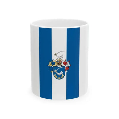 Flag of Boba (Hungary) White Coffee Mug 11oz - Go Mug Yourself
