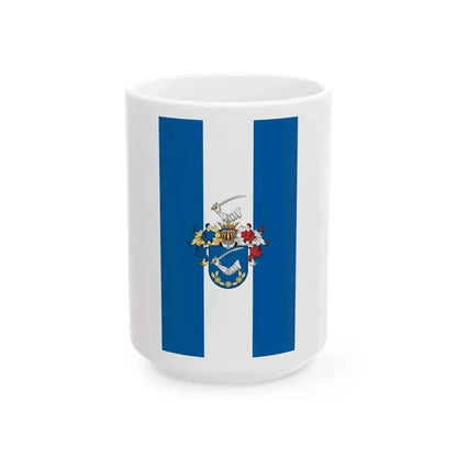 Flag of Boba (Hungary) White Coffee Mug 15oz - Go Mug Yourself