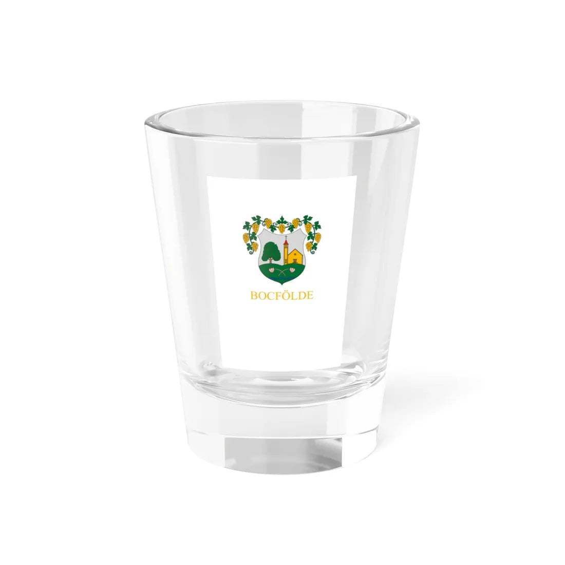 Flag of Bocfolde vertical (Hungary) Shot Glass 1.5oz 1.5oz - Go Mug Yourself