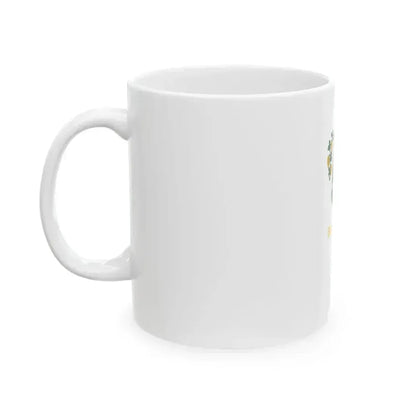 Flag of Bocfolde vertical (Hungary) White Coffee Mug - Go Mug Yourself