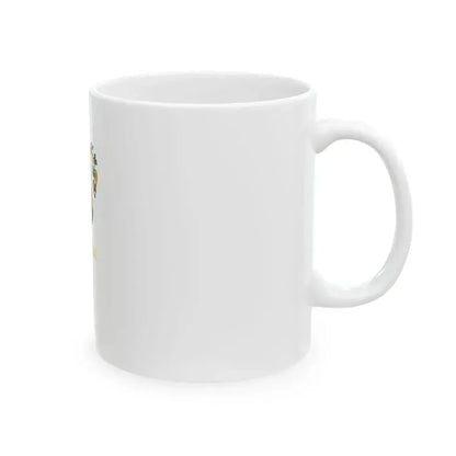Flag of Bocfolde vertical (Hungary) White Coffee Mug - Go Mug Yourself