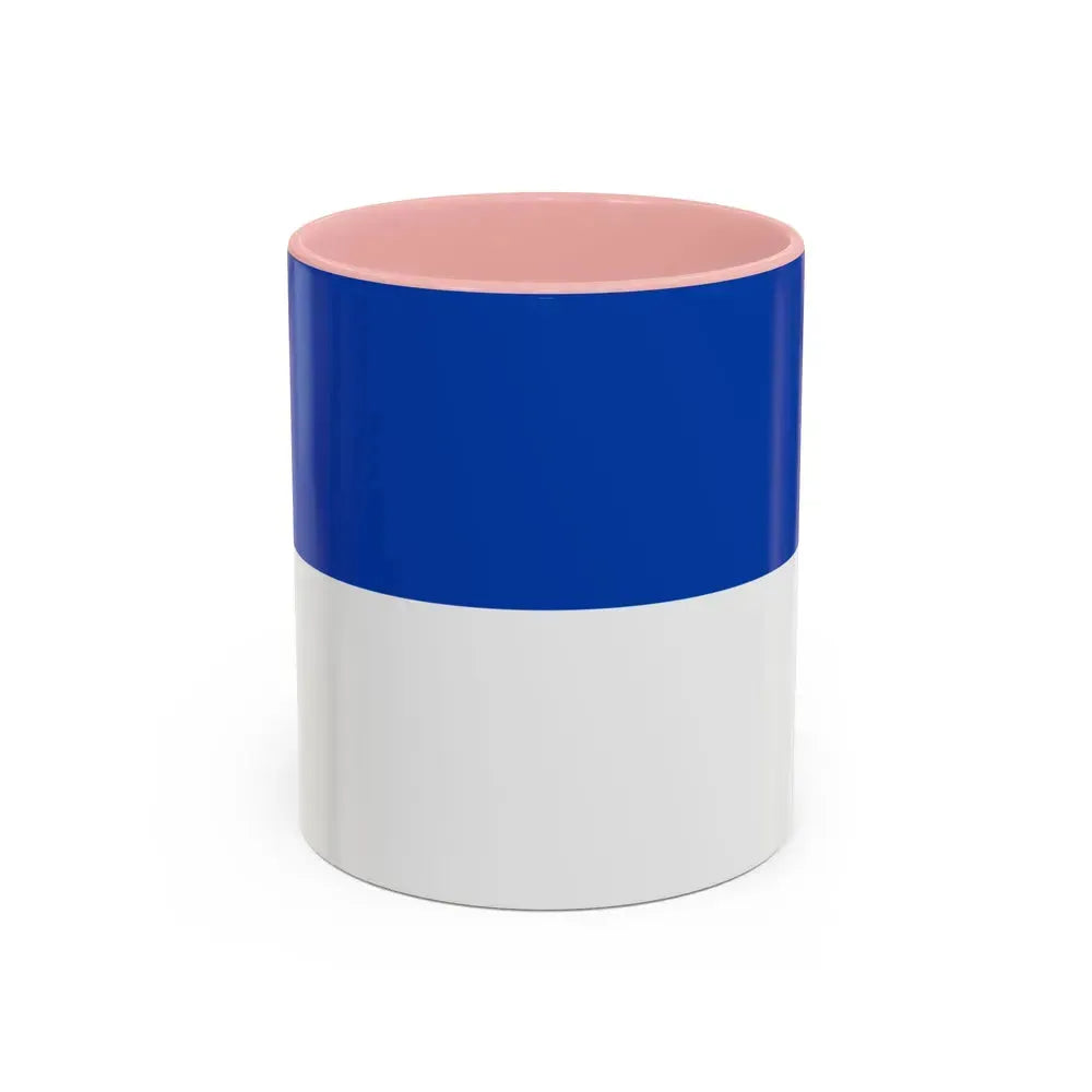 Flag of Bochum Germany - Accent Coffee Mug 11oz Pink - Go Mug Yourself