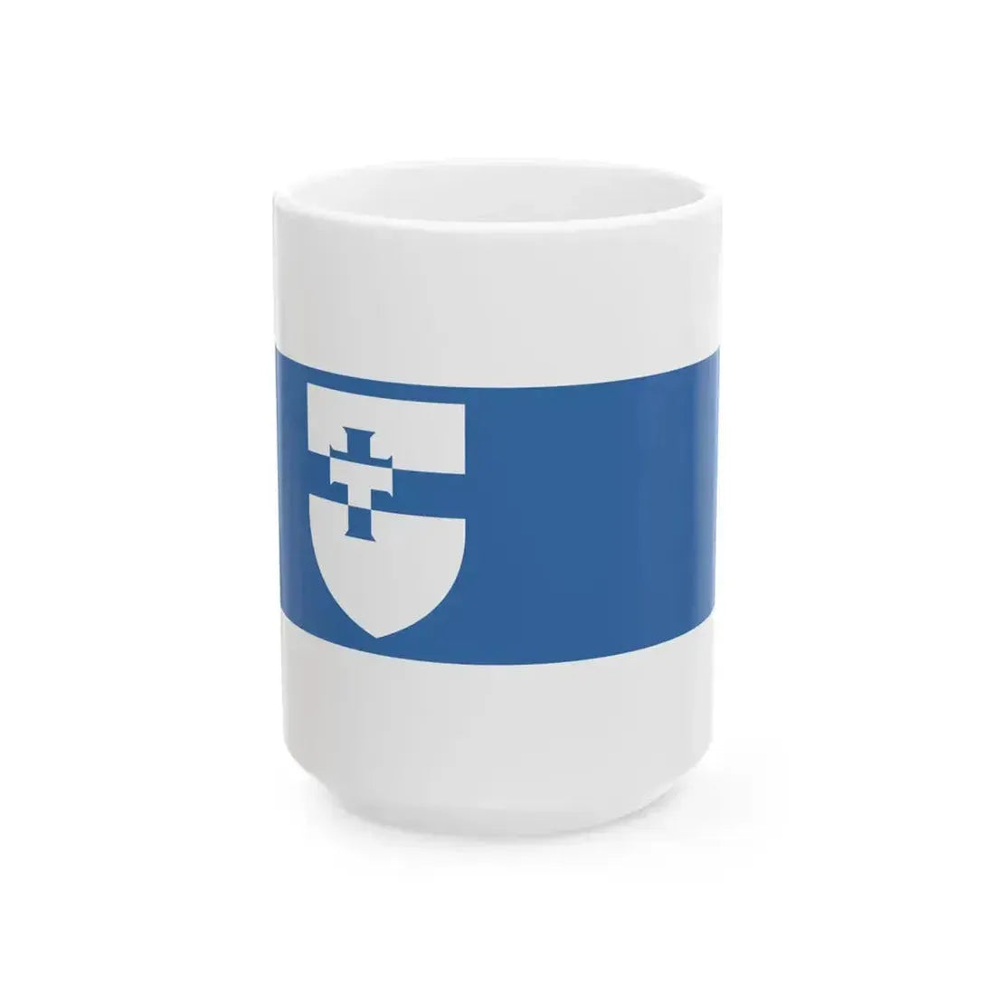 Flag of Bodajk (Hungary) White Coffee Mug 15oz - Go Mug Yourself