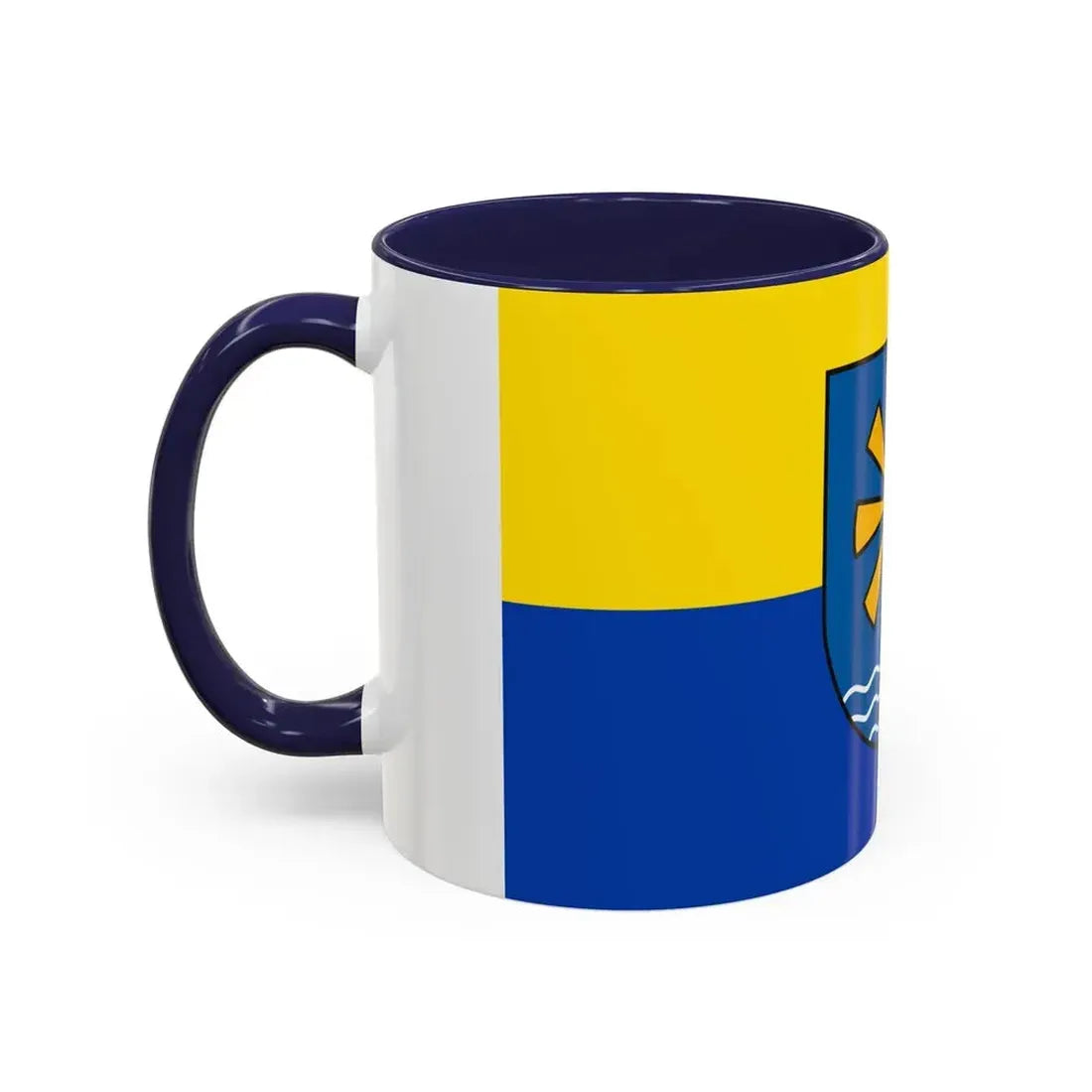 Flag of Bodenseekreis 2 Germany - Accent Coffee Mug - Go Mug Yourself