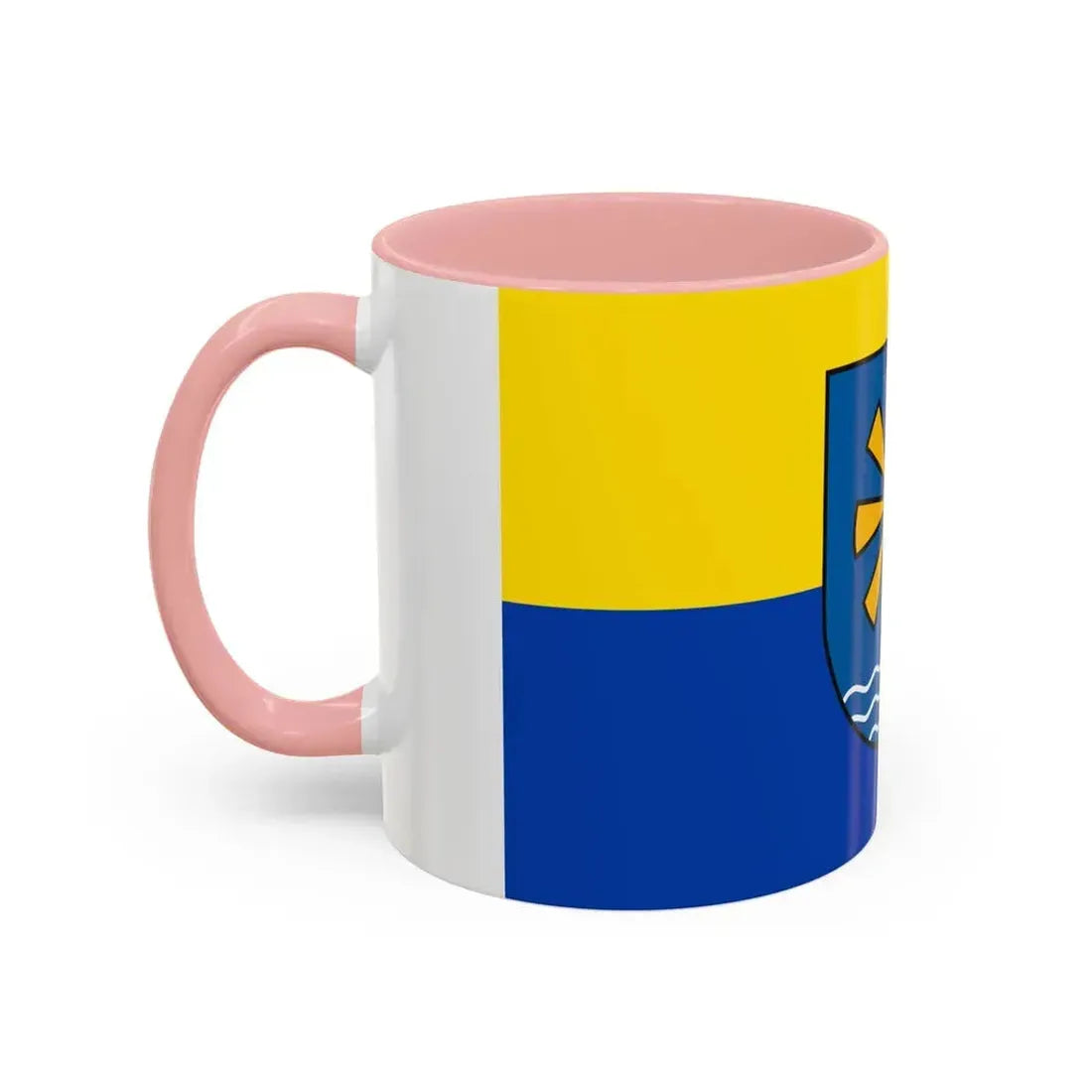 Flag of Bodenseekreis 2 Germany - Accent Coffee Mug - Go Mug Yourself