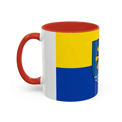 Flag of Bodenseekreis 2 Germany - Accent Coffee Mug - Go Mug Yourself
