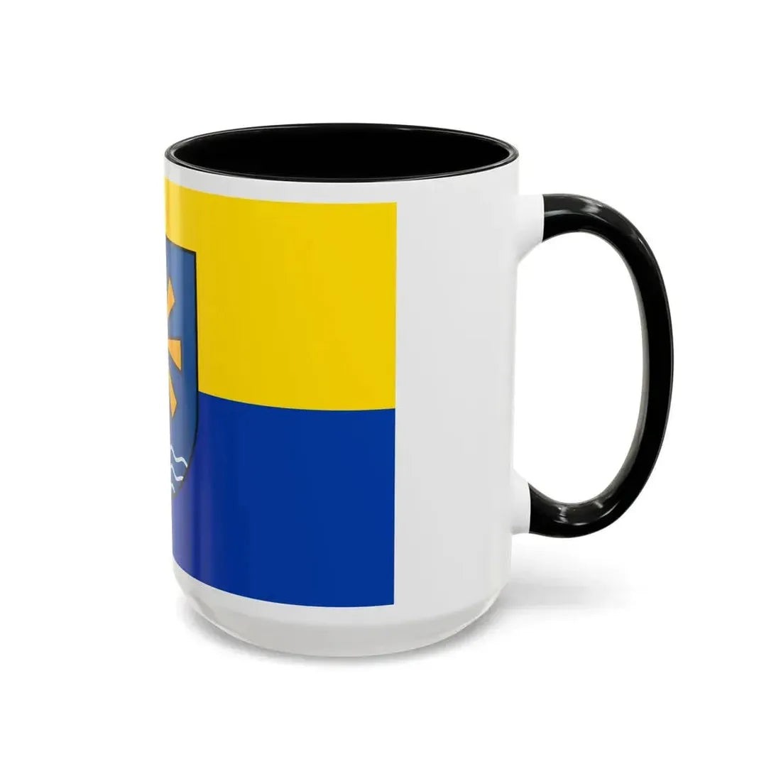 Flag of Bodenseekreis 2 Germany - Accent Coffee Mug - Go Mug Yourself