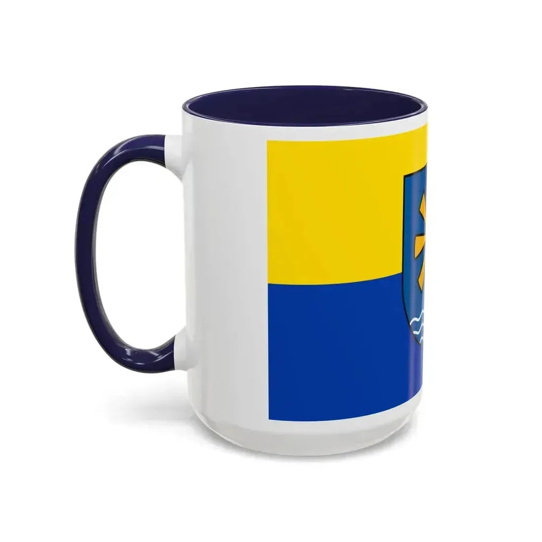 Flag of Bodenseekreis 2 Germany - Accent Coffee Mug - Go Mug Yourself