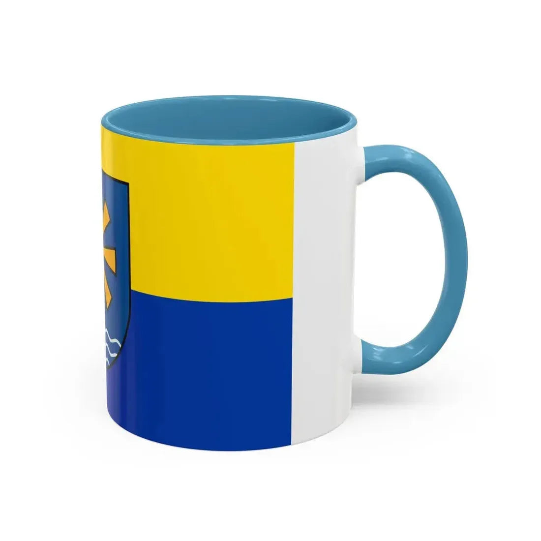 Flag of Bodenseekreis 2 Germany - Accent Coffee Mug - Go Mug Yourself