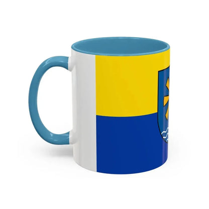 Flag of Bodenseekreis 2 Germany - Accent Coffee Mug - Go Mug Yourself