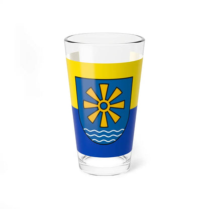 Flag of Bodenseekreis 2 Germany - Pint Glass 16oz-16oz-Go Mug Yourself