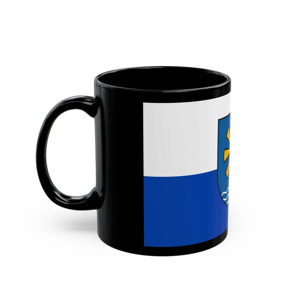 Flag of Bodenseekreis Germany - Black Coffee Mug-Go Mug Yourself