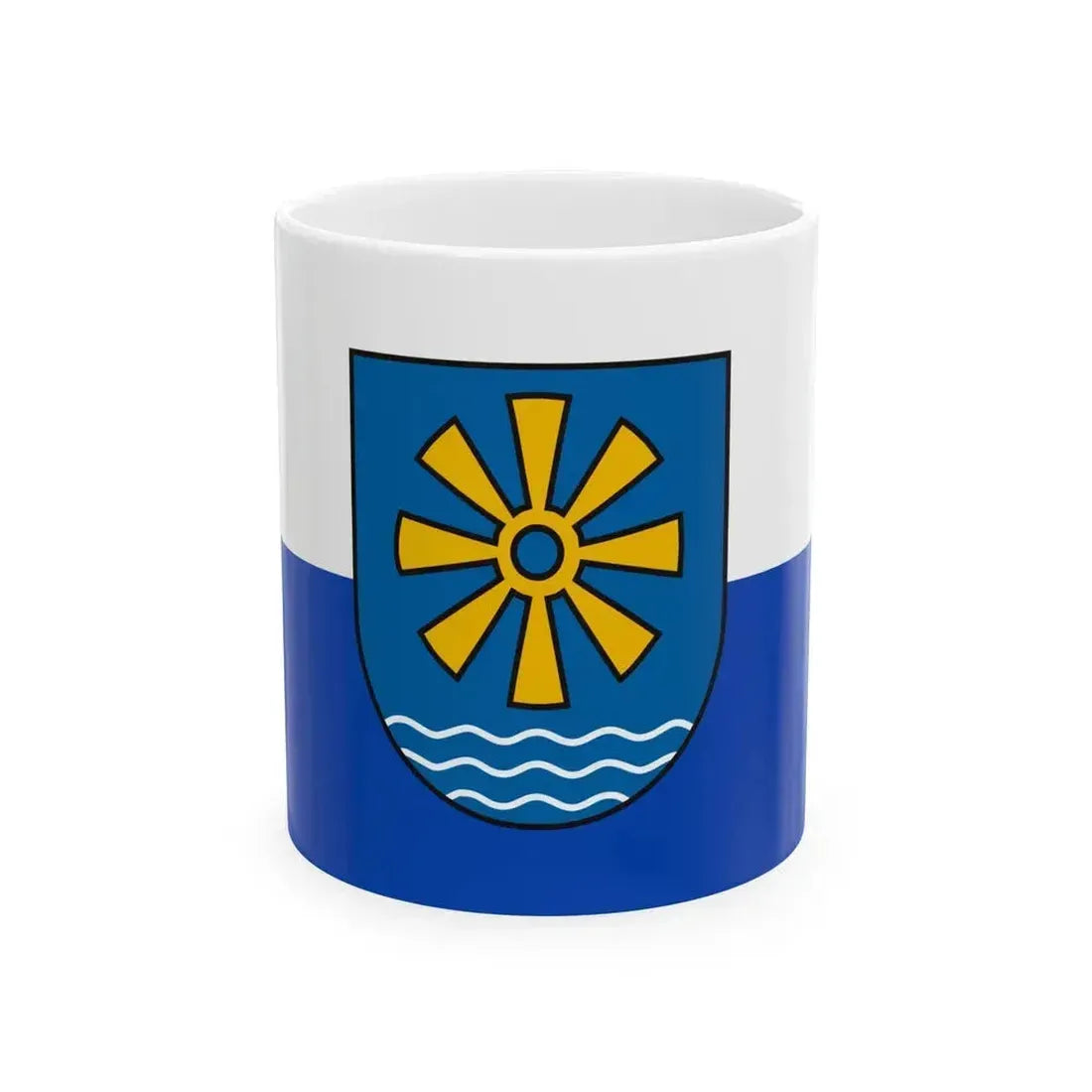 Flag of Bodenseekreis Germany - White Coffee Mug 11oz - Go Mug Yourself