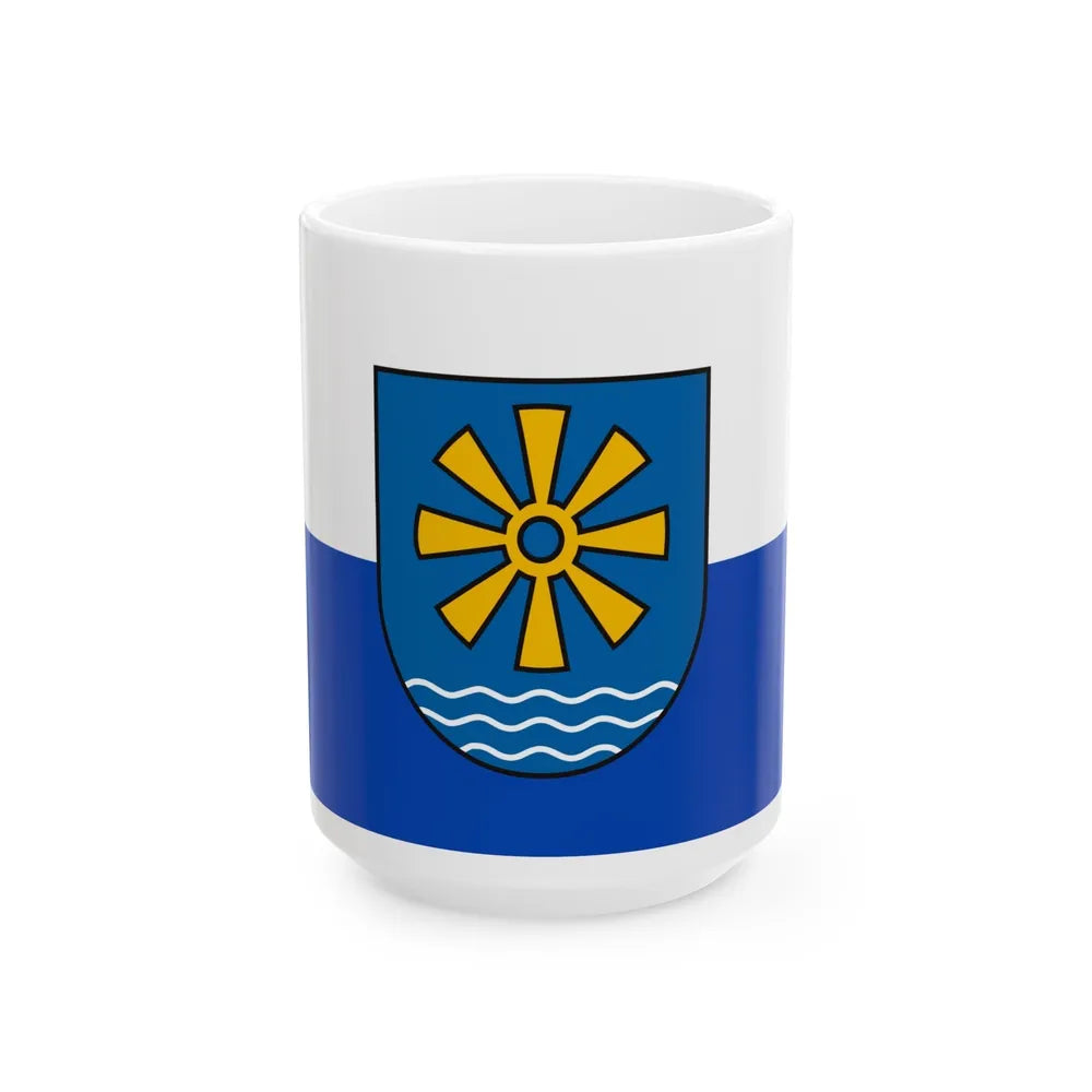 Flag of Bodenseekreis Germany - White Coffee Mug-15oz-Go Mug Yourself