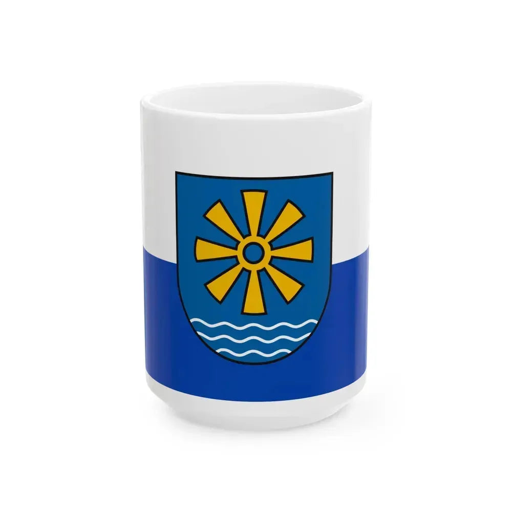 Flag of Bodenseekreis Germany - White Coffee Mug 15oz - Go Mug Yourself