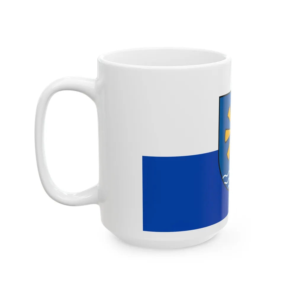 Flag of Bodenseekreis Germany - White Coffee Mug-Go Mug Yourself