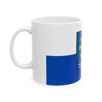 Flag of Bodenseekreis Germany - White Coffee Mug-Go Mug Yourself