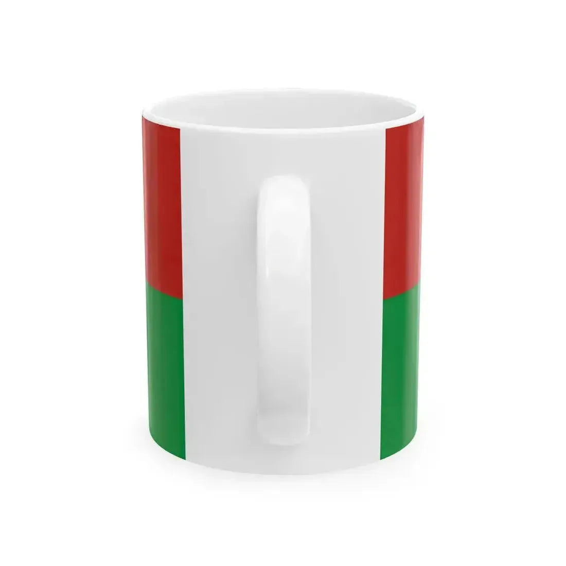 Flag of Bogad (Hungary) White Coffee Mug - Go Mug Yourself