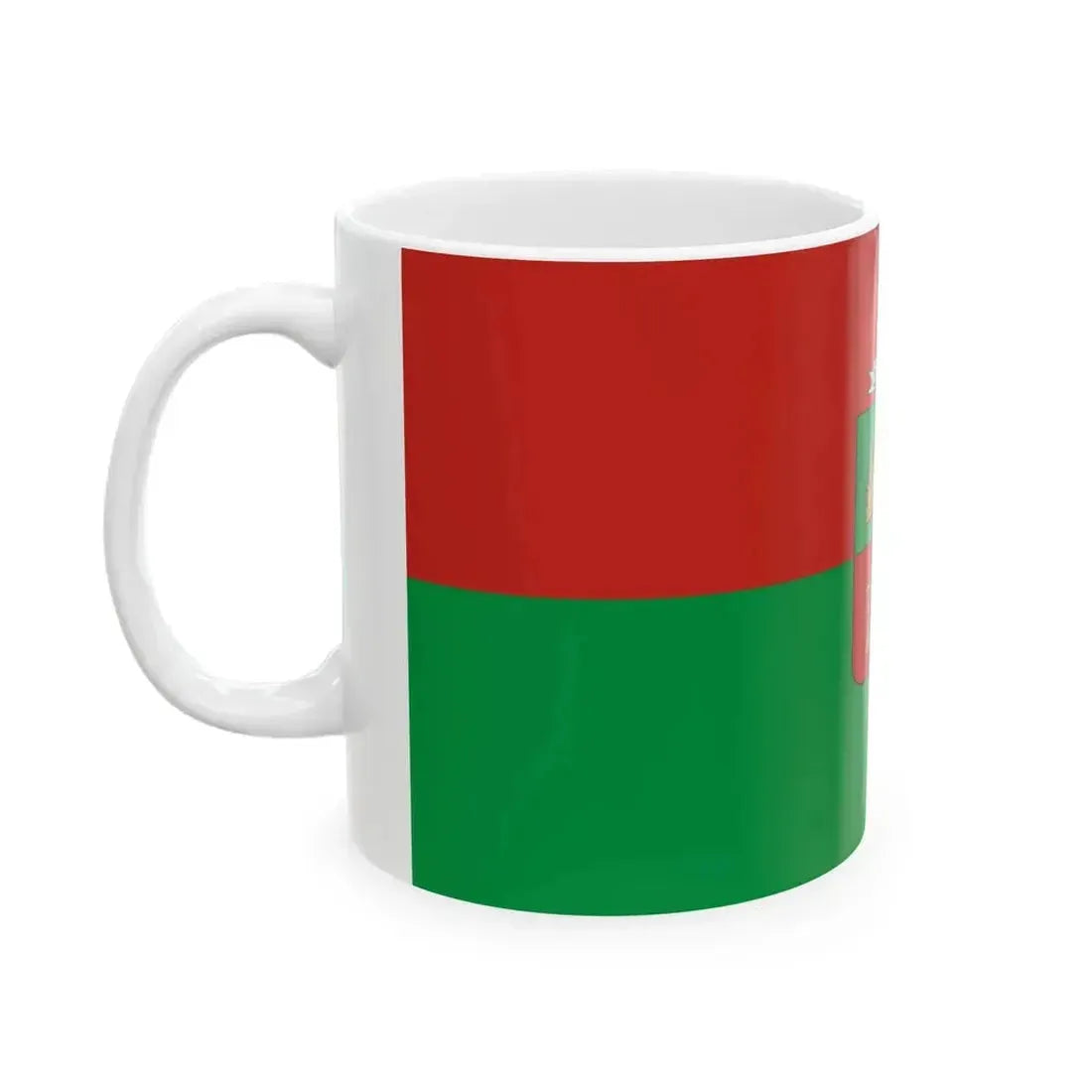 Flag of Bogad (Hungary) White Coffee Mug - Go Mug Yourself
