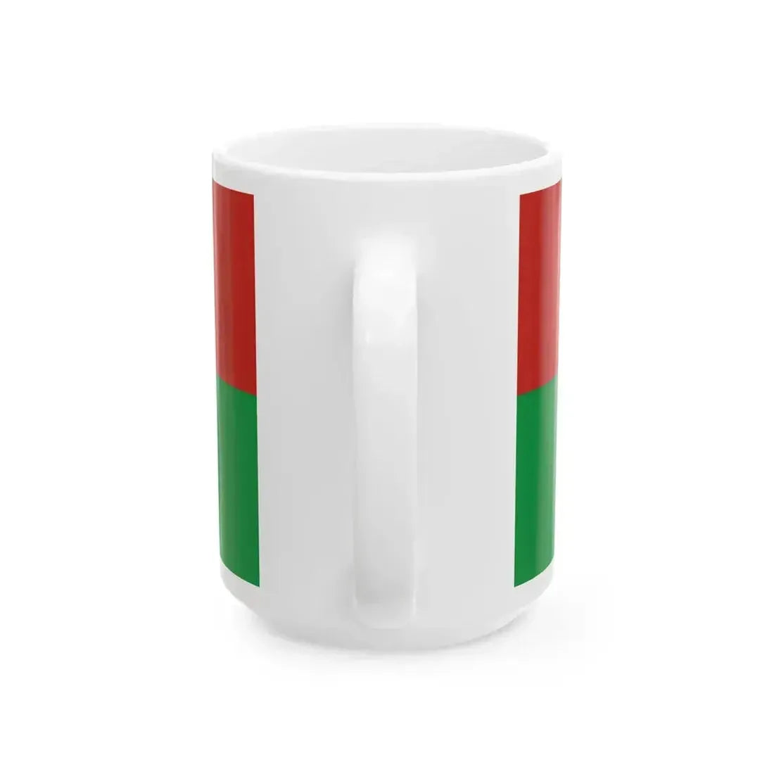 Flag of Bogad (Hungary) White Coffee Mug - Go Mug Yourself
