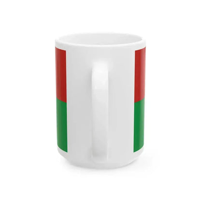 Flag of Bogad (Hungary) White Coffee Mug - Go Mug Yourself