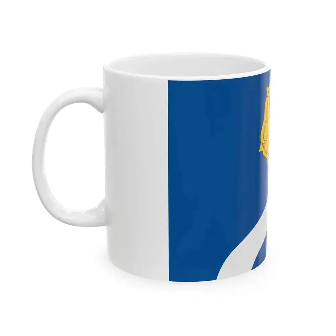 Flag of Bogorodskoye municipality in Moscow (Russia) White Coffee Mug - Go Mug Yourself