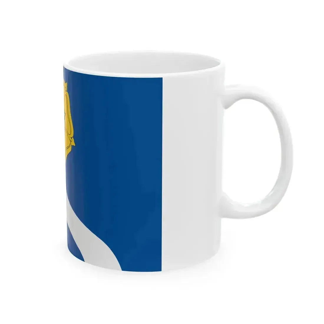 Flag of Bogorodskoye municipality in Moscow (Russia) White Coffee Mug - Go Mug Yourself