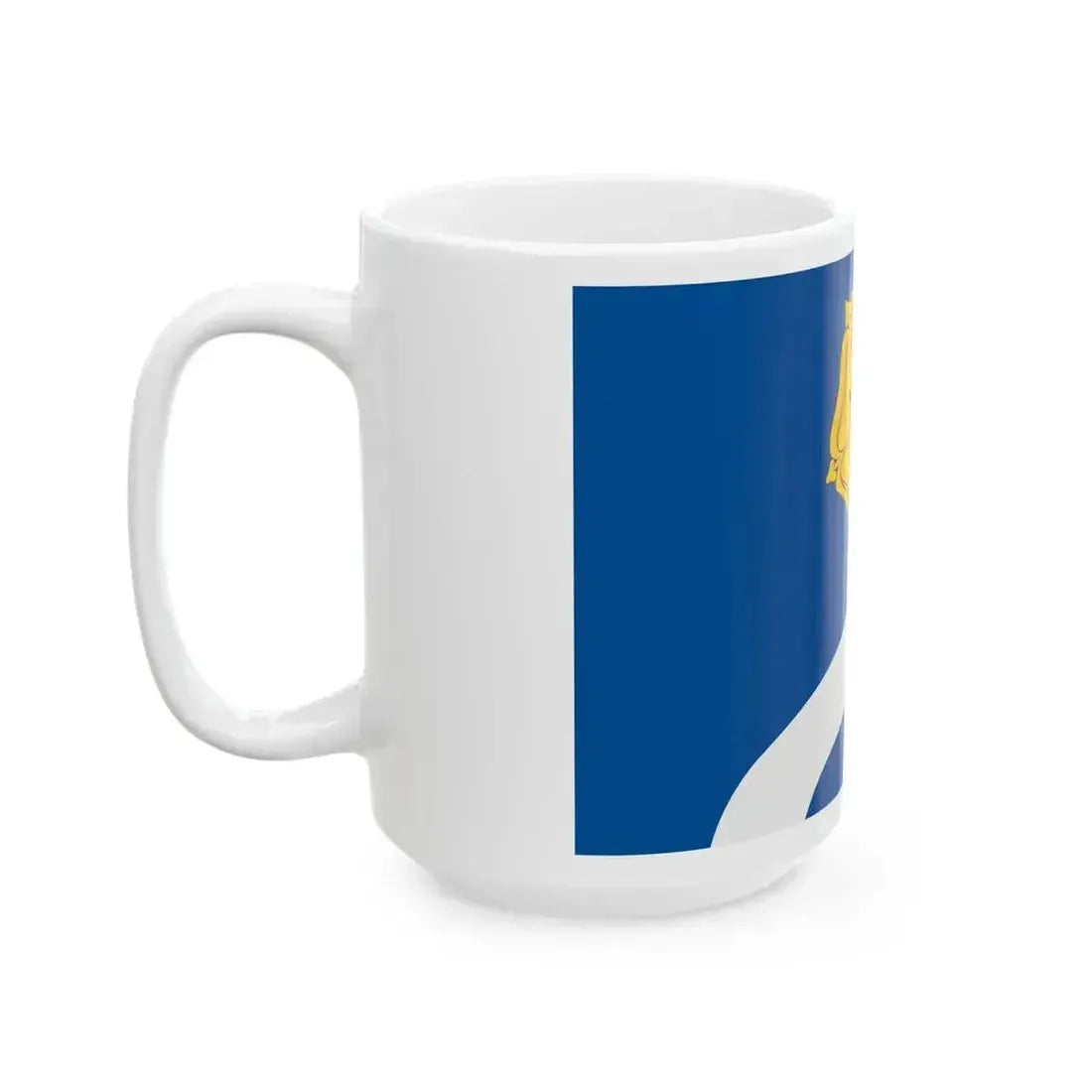 Flag of Bogorodskoye municipality in Moscow (Russia) White Coffee Mug - Go Mug Yourself