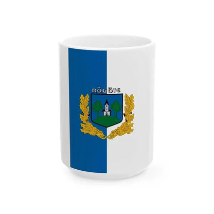 Flag of Bogote (Hungary) White Coffee Mug 15oz - Go Mug Yourself