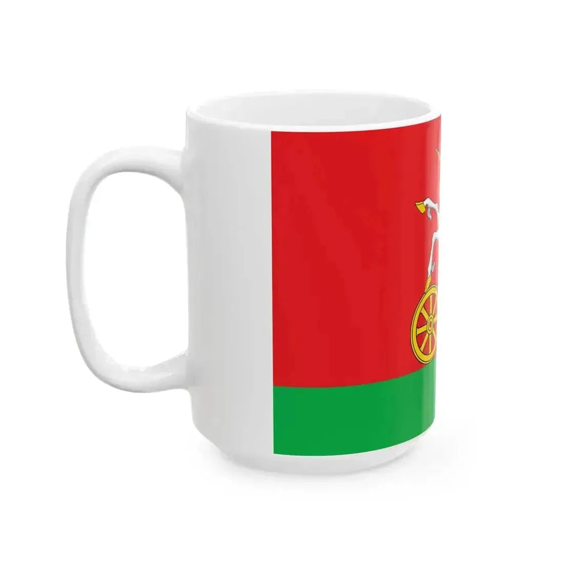 Flag of Bogotol (Russia) White Coffee Mug - Go Mug Yourself