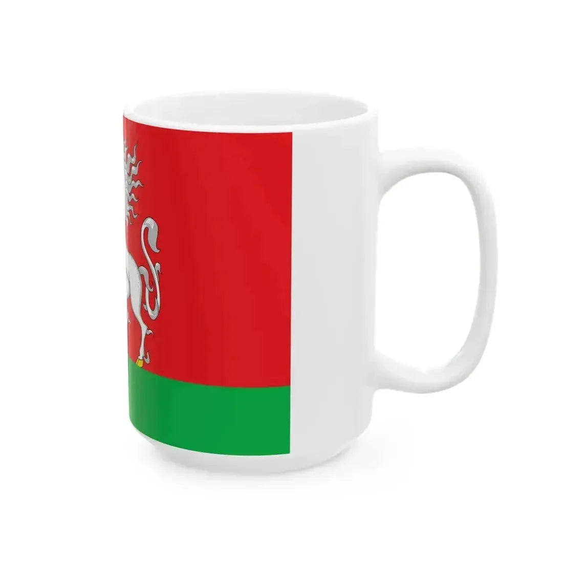 Flag of Bogotol (Russia) White Coffee Mug - Go Mug Yourself