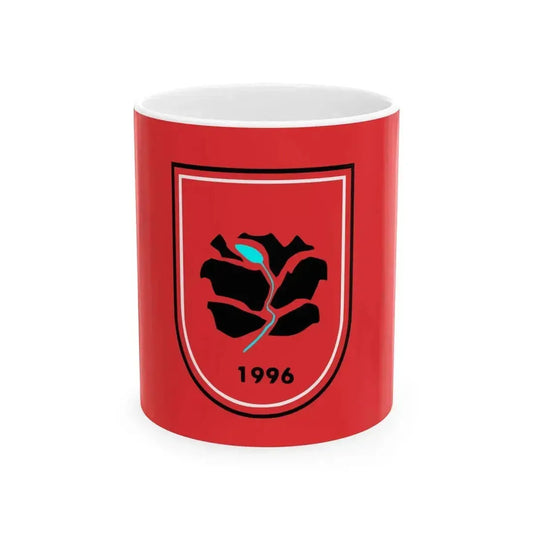 Flag of Bogovinje Municipality North Macedonia (North Macedonia) White Coffee Mug 11oz - Go Mug Yourself